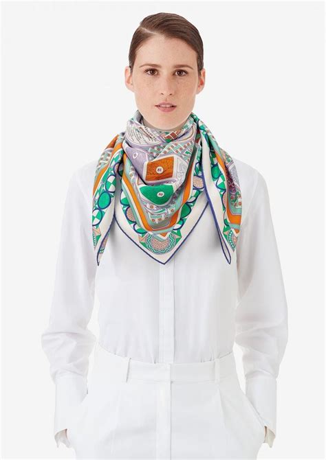 hermes scarf winter 2018|Hermes scarf style guide.